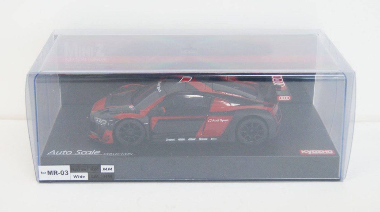 Kyosho KYOMZP234BKR-B Audi R8 LMS 2016 Black/Red Body Set, for MR-03W-MM