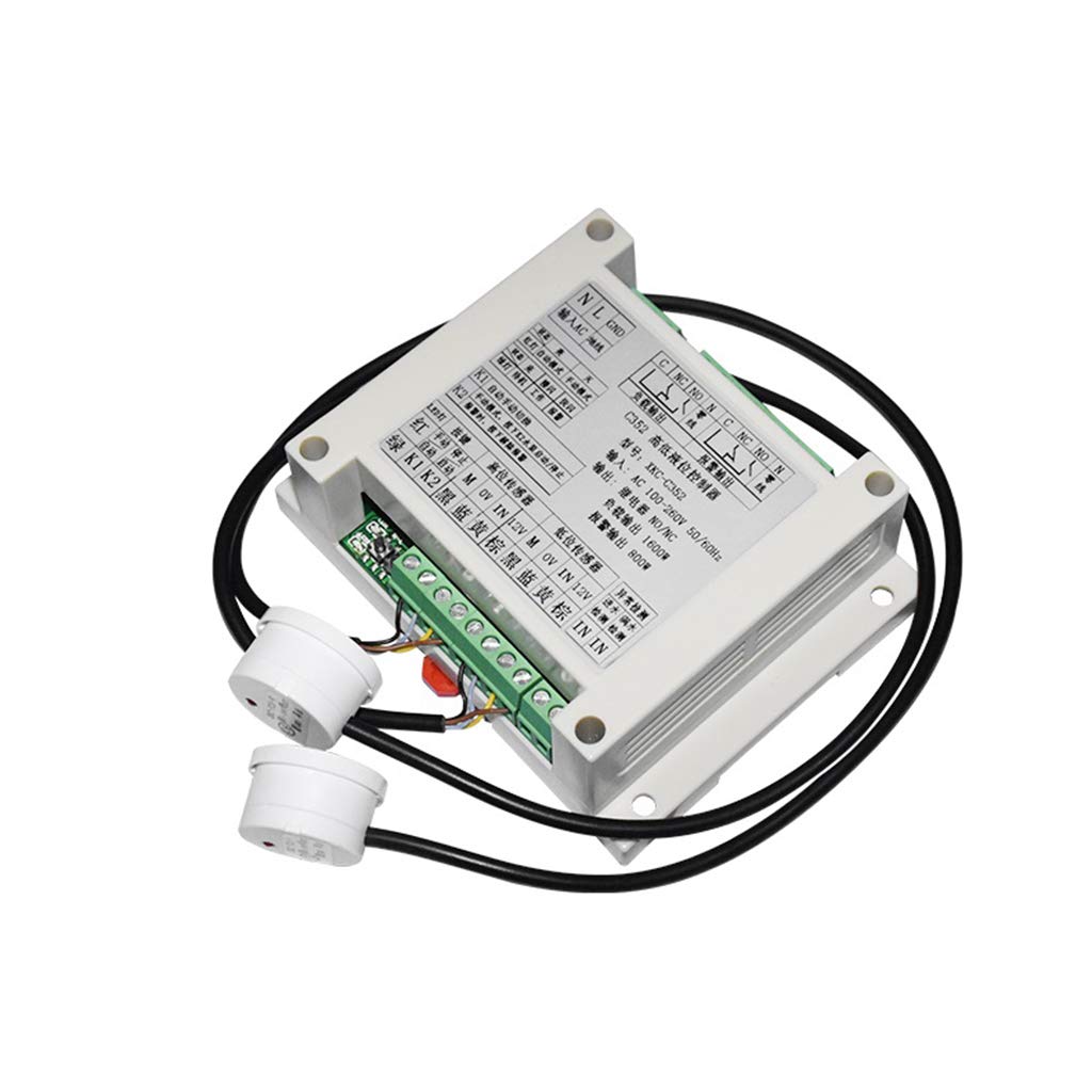 Taidacent Automatic Water Level Controller Water Pump Controller Water Tank Automatic Filling System Either to Fill or Empty a Tank Two Non Contact Water Tank Water Level Sensors 1 Meter Cable