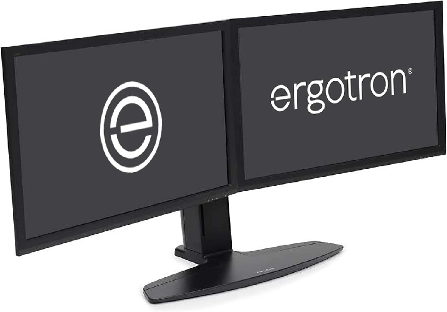 Ergotron – Neo-Flex Dual Monitor Stand for Desk, Double VESA Mount – for 2 Monitors Up to 24 Inches – Black