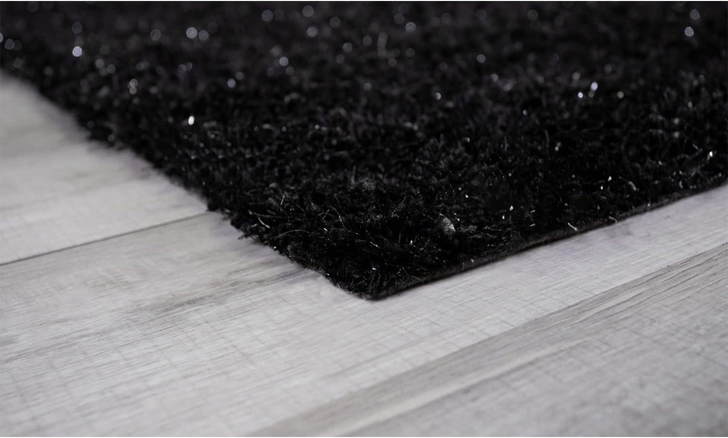 Global Furniture USA Sofia Solid Color Black 8x10 Rug, (Sofia(11886)-BLACK-8X10)