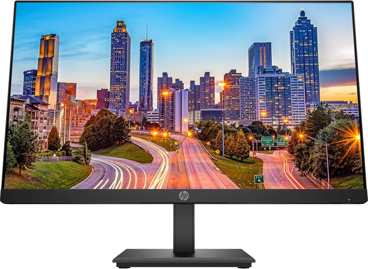 HP P224 21.5 Inch Monitor 2-Pack, FHD 1920 x 1080, LED Backlit, IPS, Vesa Compatible, Anti-Glare, Tilt (HDMI, VGA and DisplayPort) for Home and Office