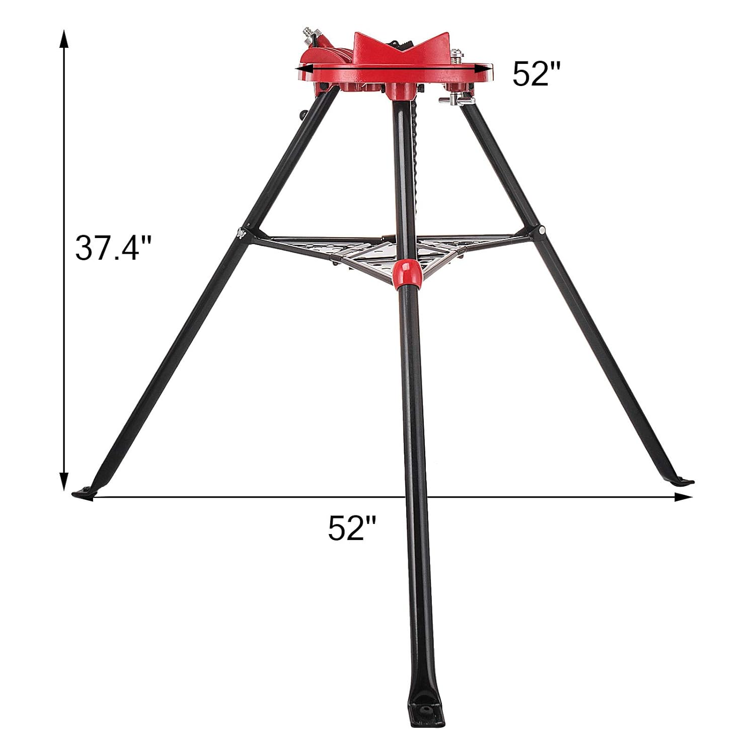 Mophorn 460-6 Tripod Pipe Chain Vise 1/8