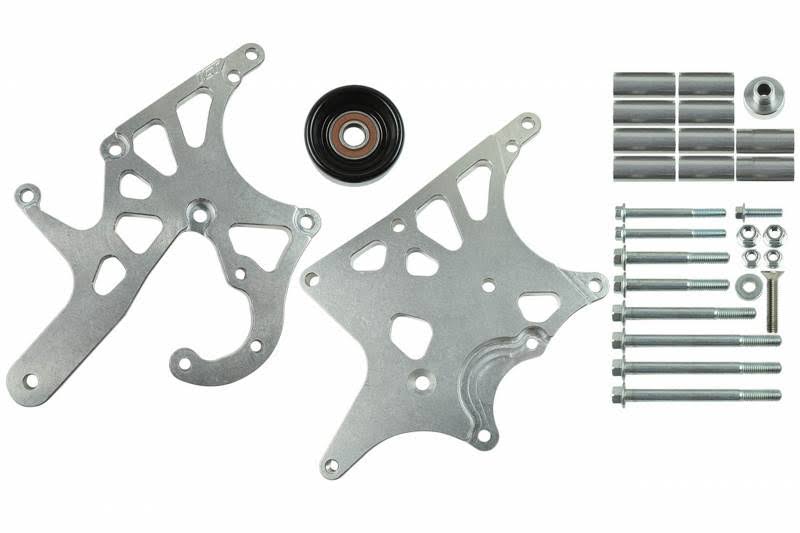ICT Billet 551521X-3 - LS Truck - Alternator / Power Steering Pump Bracket Kit