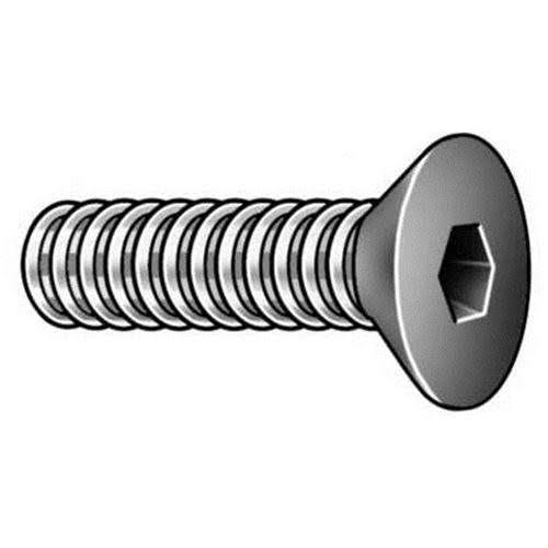 Zoro Select DFSC0500150FP-PK50 1/2x22-20 x 1-1/2x22 Black Oxide Alloy Steel Flat