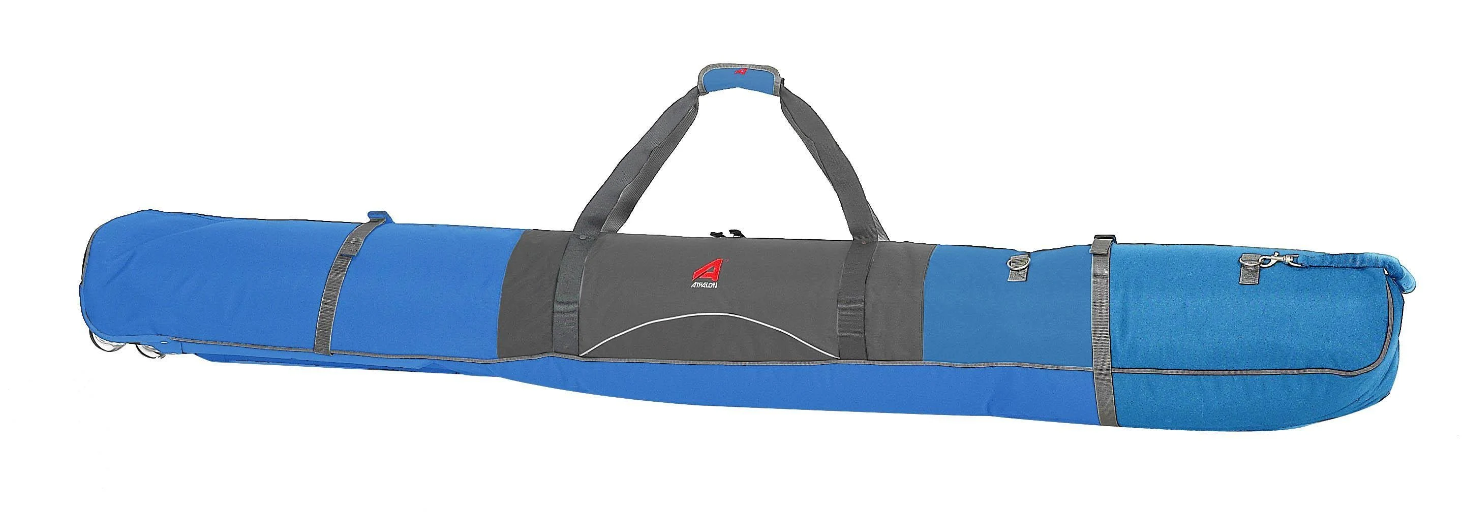Athalon Wheeling Padded Double Ski Bag 190cm - Glacier Blue