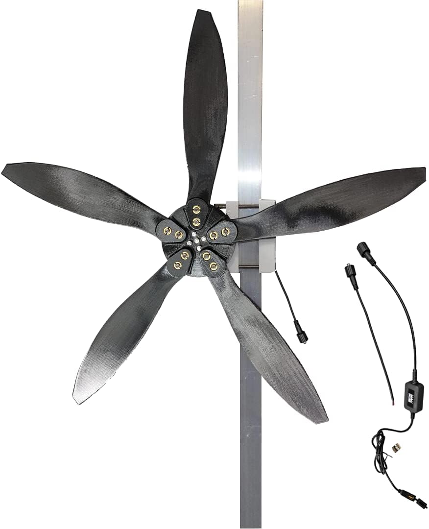 2022 Micro Wind Turbine Portable Generator, for Beach, Camping, Tailgating, Easy to Setup, Made in USA Mount Type:: Twister