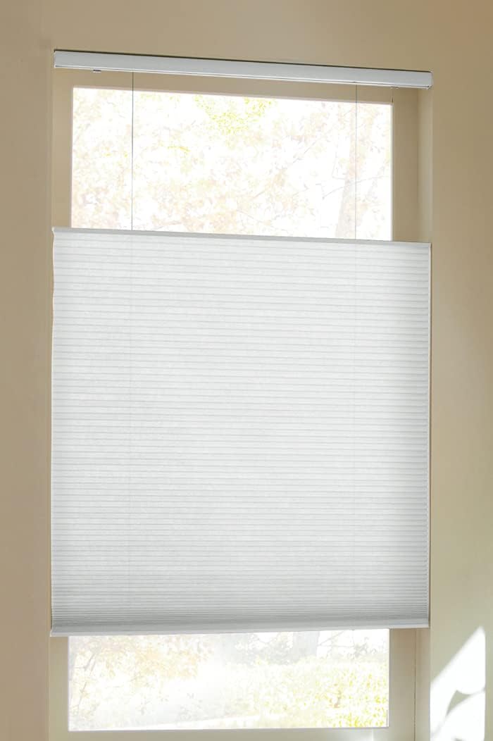 PHASE II Cordless Top Down Bottom Up Cellular Shade White 21