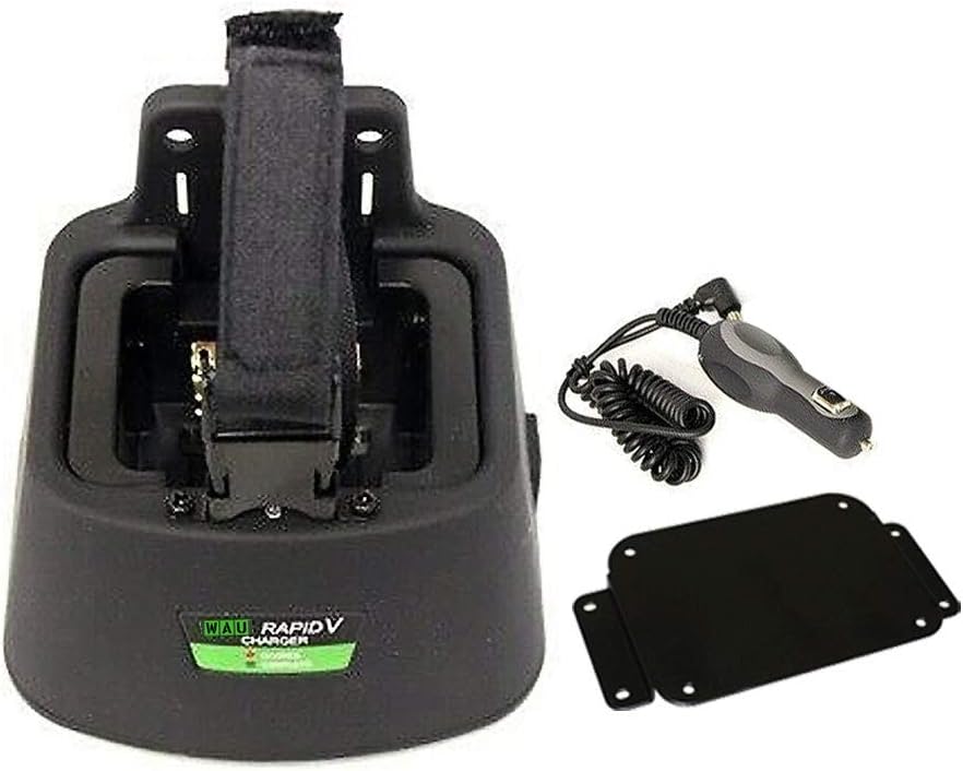 Replacement for Harris XG-25 Vehicle Charger - Fully Compatible with P5300, P5350, P5400, P5450, P5500, P5550, P7300, XG-15P, XG-75P Pack of 2