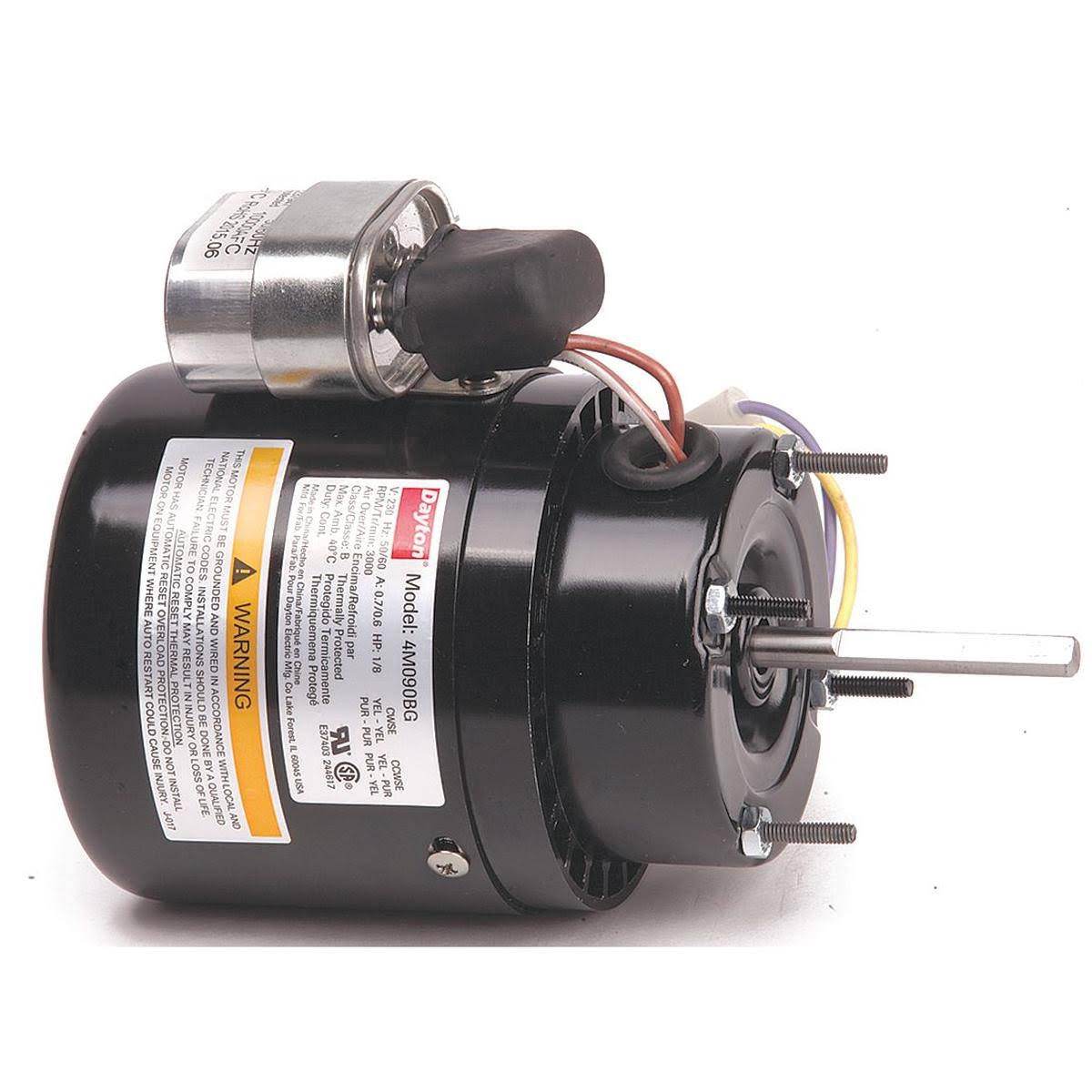 Dayton 71621739M HVAC Motor,1/8 HP,3000 rpm,230V,3.3