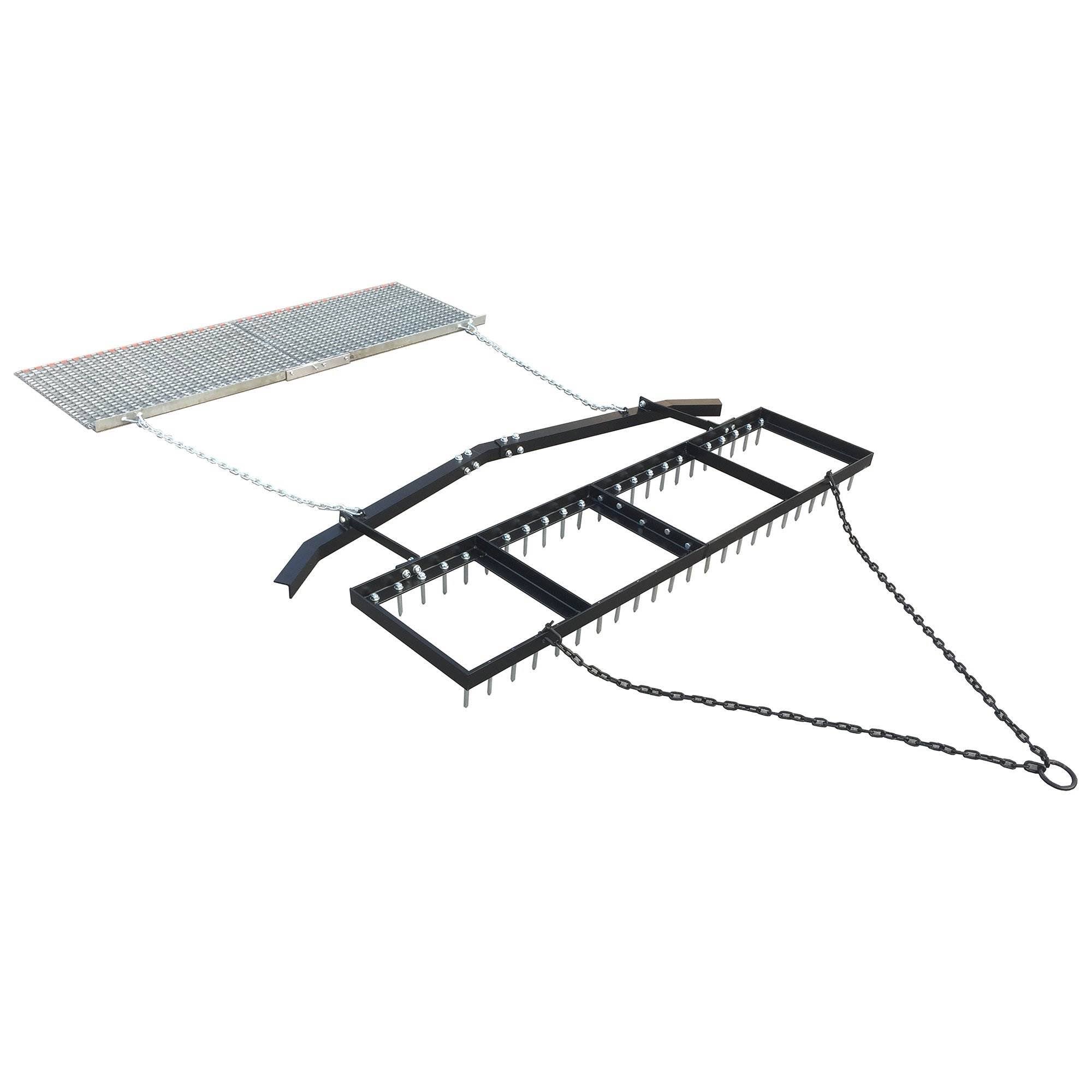Yard Tuff 6foot Spike Drag with Surface Leveling Bar and Drag Mat