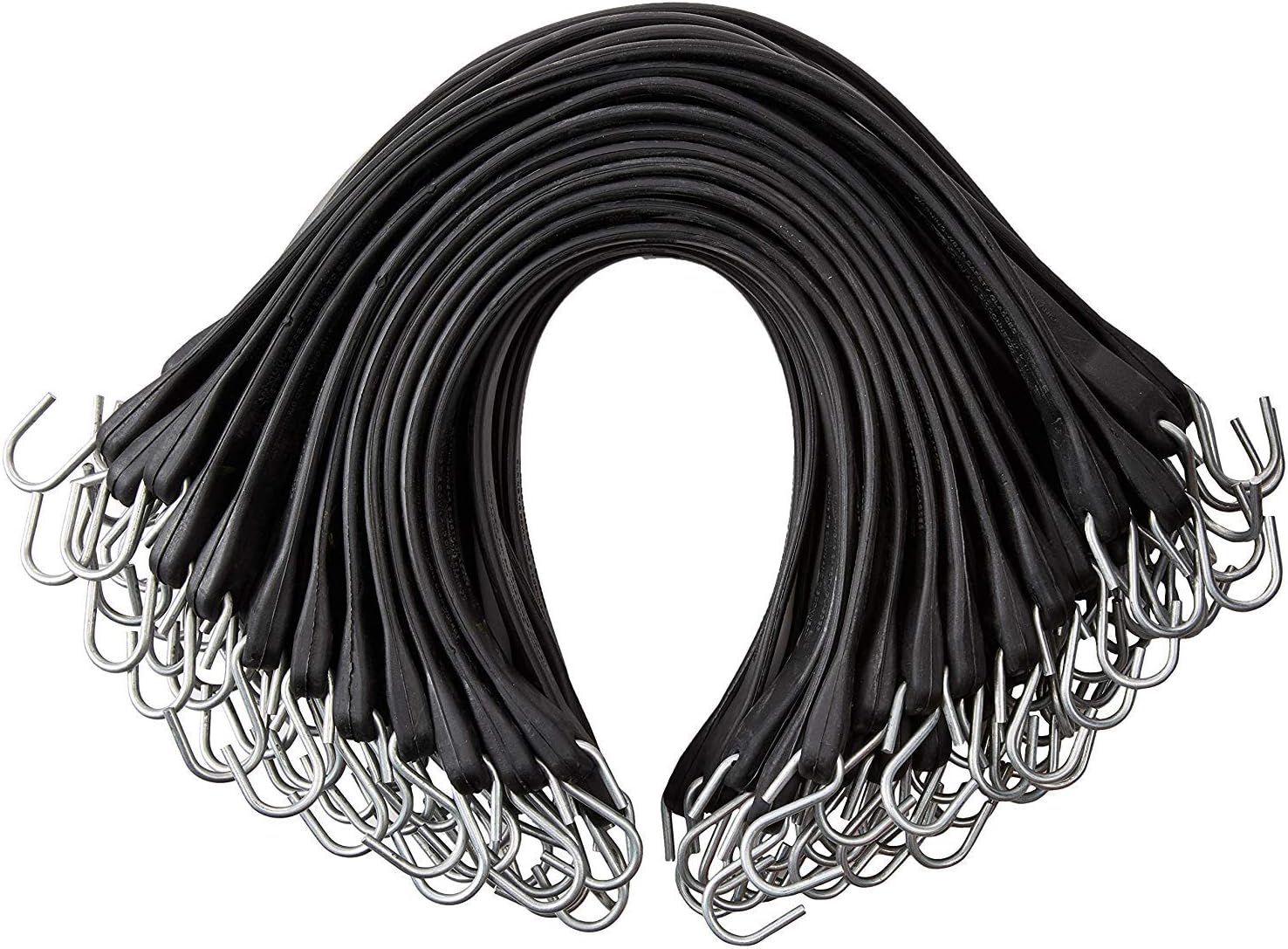 Pack of 25 Bungee Cords with Hooks 41