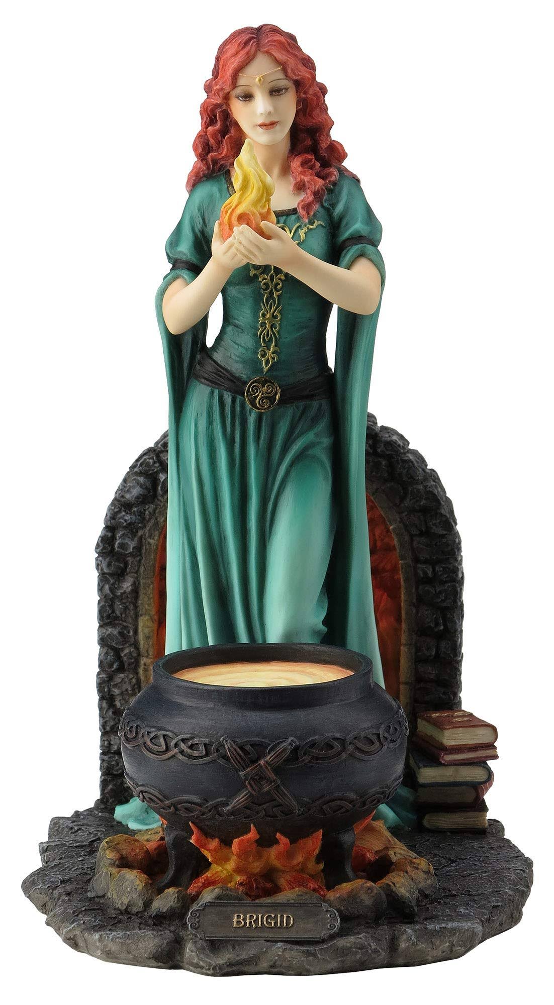 Brigid The Goddess of Hearth and Home Holding The Sacred Flame
