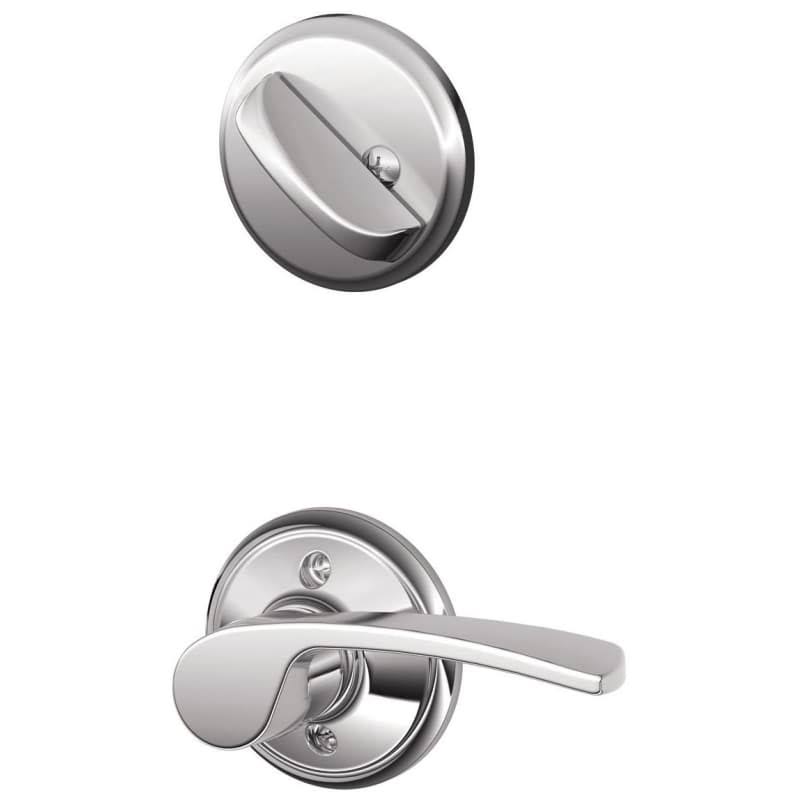Schlage F59 Merano Left Hand Interior Active Trim Bright Chrome Finish