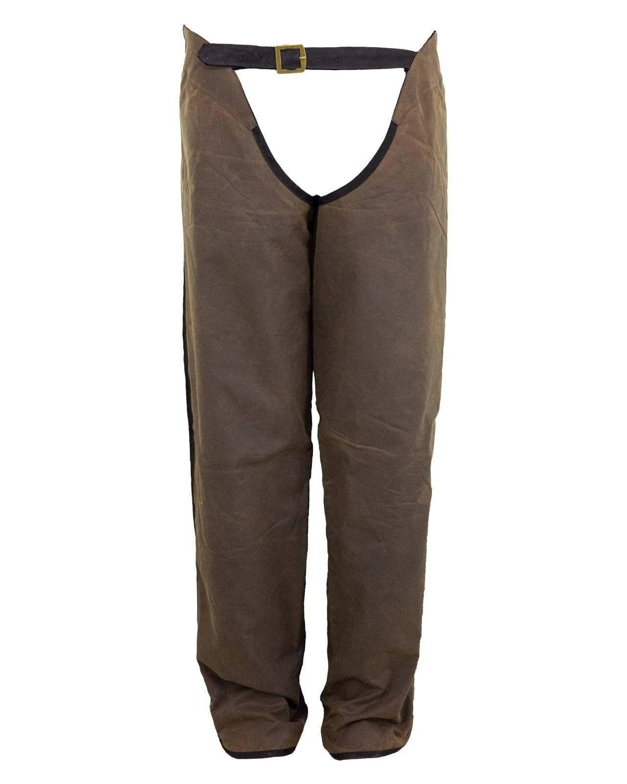 Outback Trading Oilskin Chaps Large Bronze