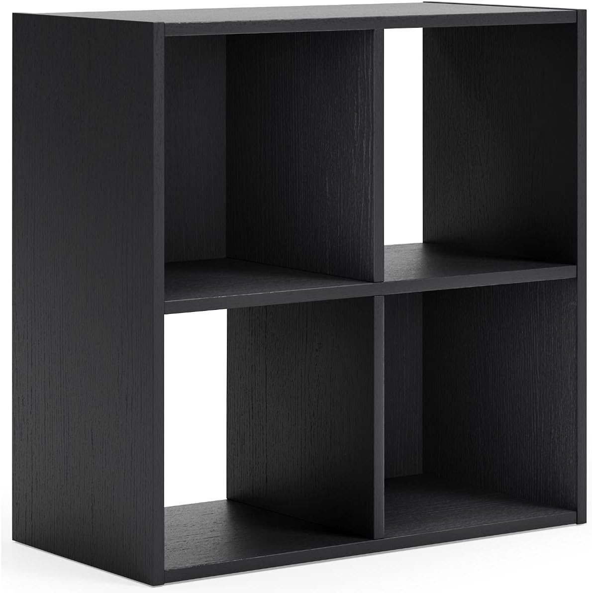 Ashley Furniture Langdrew Four Cube Organizer, Black Pack of 2