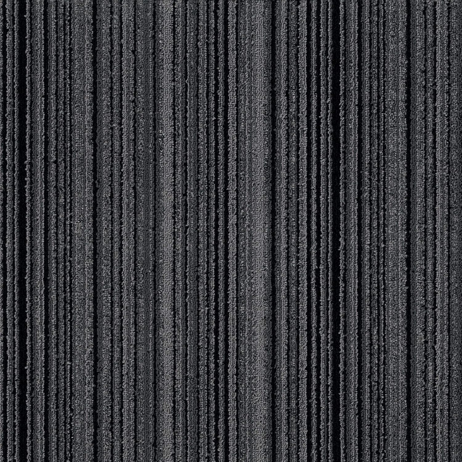 All American Carpet Tiles Victory 23.5 x 23.5 Easy to Install Do It Yourself Peel and Stick Carpet Tile Squares – 9 Tiles Per Carton – 34.52 Square Feet Per Carton (Stormy) Pack of 2