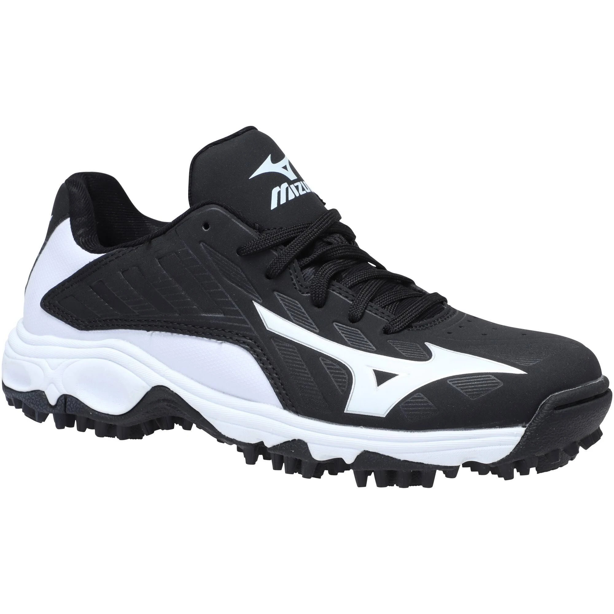 Mizuno 9-Spike Advanced Erupt 3 Low Cleat - 7 - Black/White