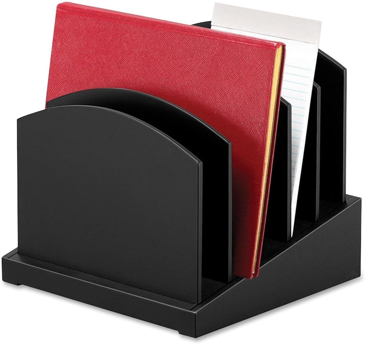 Silver File Organizer - Wood Desk Organizer Pack of 2