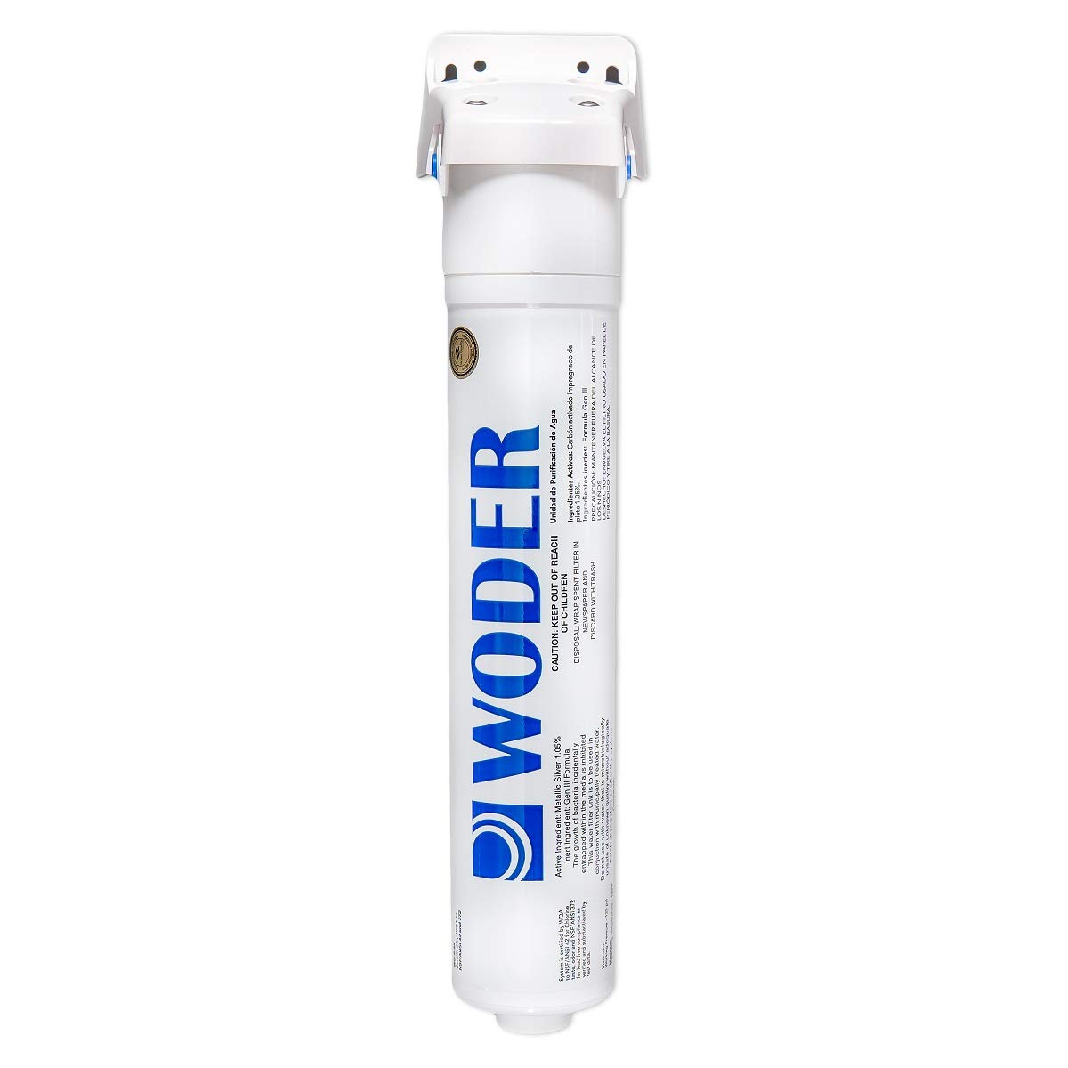 Woder WD-S-8K Refrigerator Water Filter/Ice Maker Filter – WQA Certified - USA Made - With 1/4