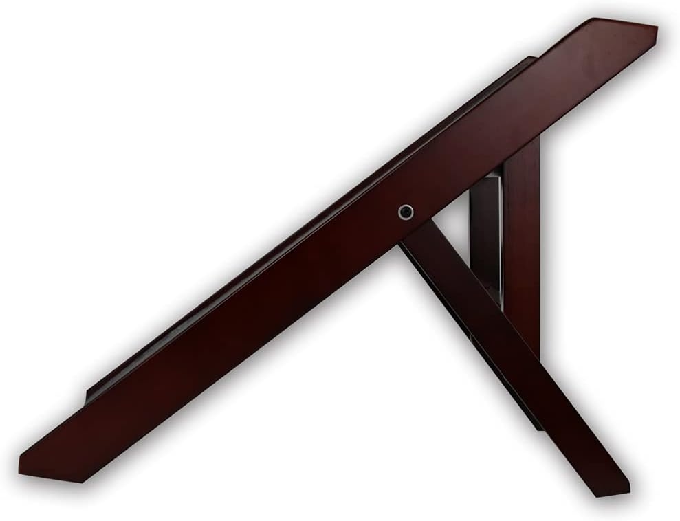 DecoWoodo Pet Ramp for Dogs and Cats Wooden Folding Bed Ramp with Soft Carpet for Couch, Car Pack of 2