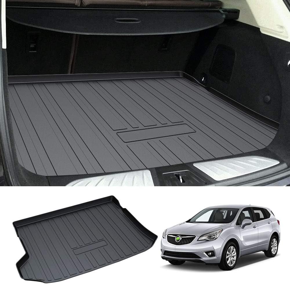 Powerty Only Fit for Trunk Mat Buick Envision 2016 2017 2018 2019 2020 All Weather TPO Rear Cargo Liner Trunk Floor Mat Auto Accessories