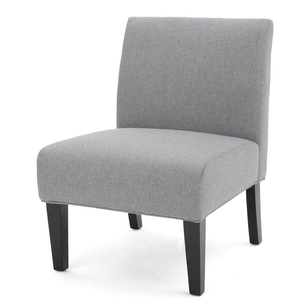 Noble House Galilea Grey Fabric Accent Chair