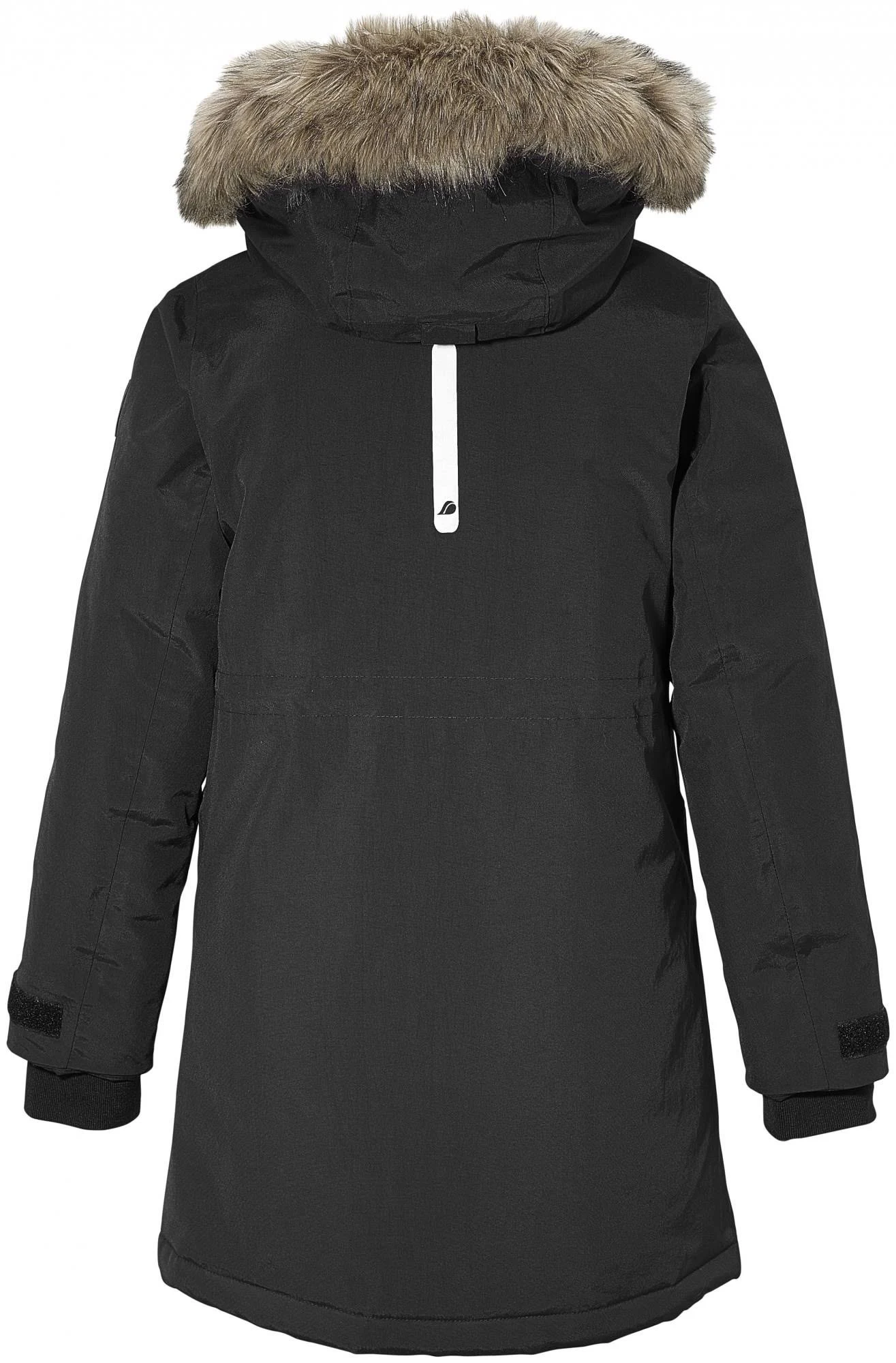 Didriksons Girls Jamila Parka Black 130