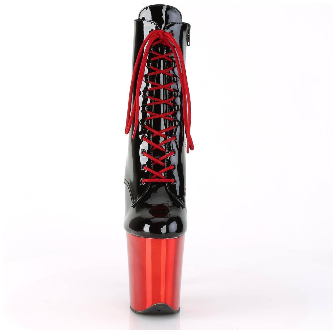 FLAMINGO-1020 - Black/Red Chrome - 10