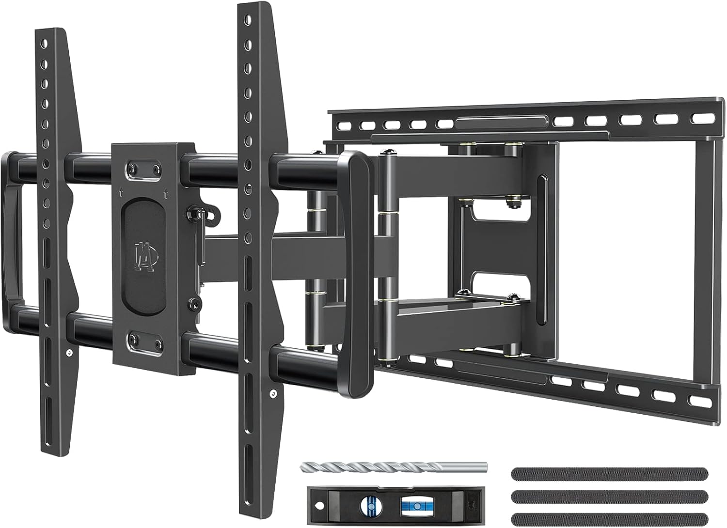Mounting Dream TV Wall Mount Bracket for Most 42-75 Inch TVs, UL Listed TV Mount, Full Motion TV Mounts with Swivel Articulating Dual Arms, VESA 600x400mm Fits 16, 18, 24 inch Studs, 132 lbs MD2298