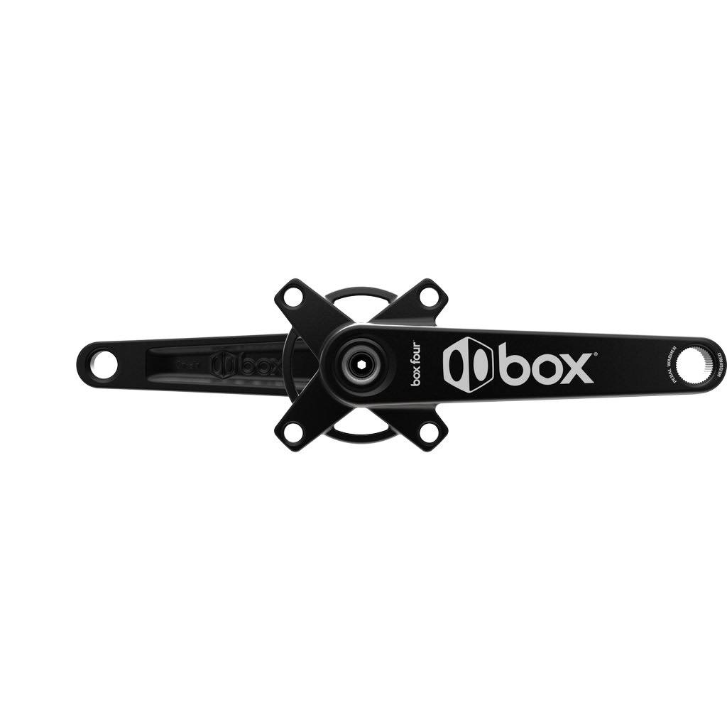 Box Four 2pc Forged Crankset Black / 160mm