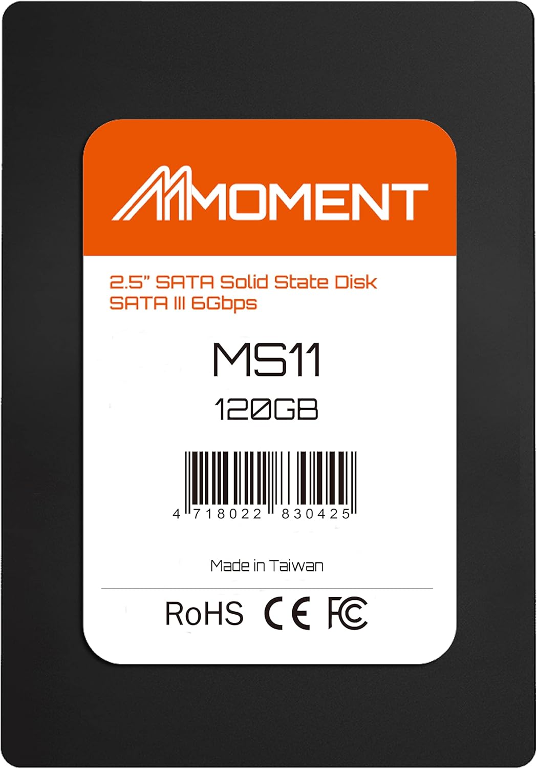 Mmoment MS11 120GB SATA III 2.5 Inch Internal SSD - up to 515MB/s Pack of 2
