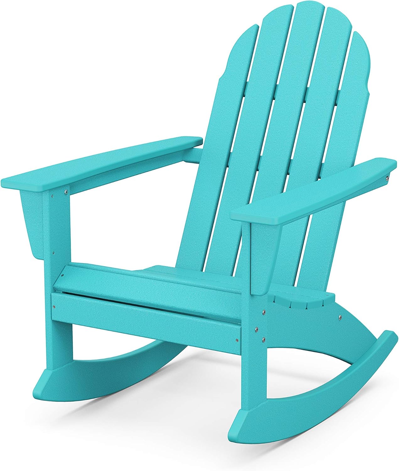 POLYWOOD Vineyard Rocking Chair, Black