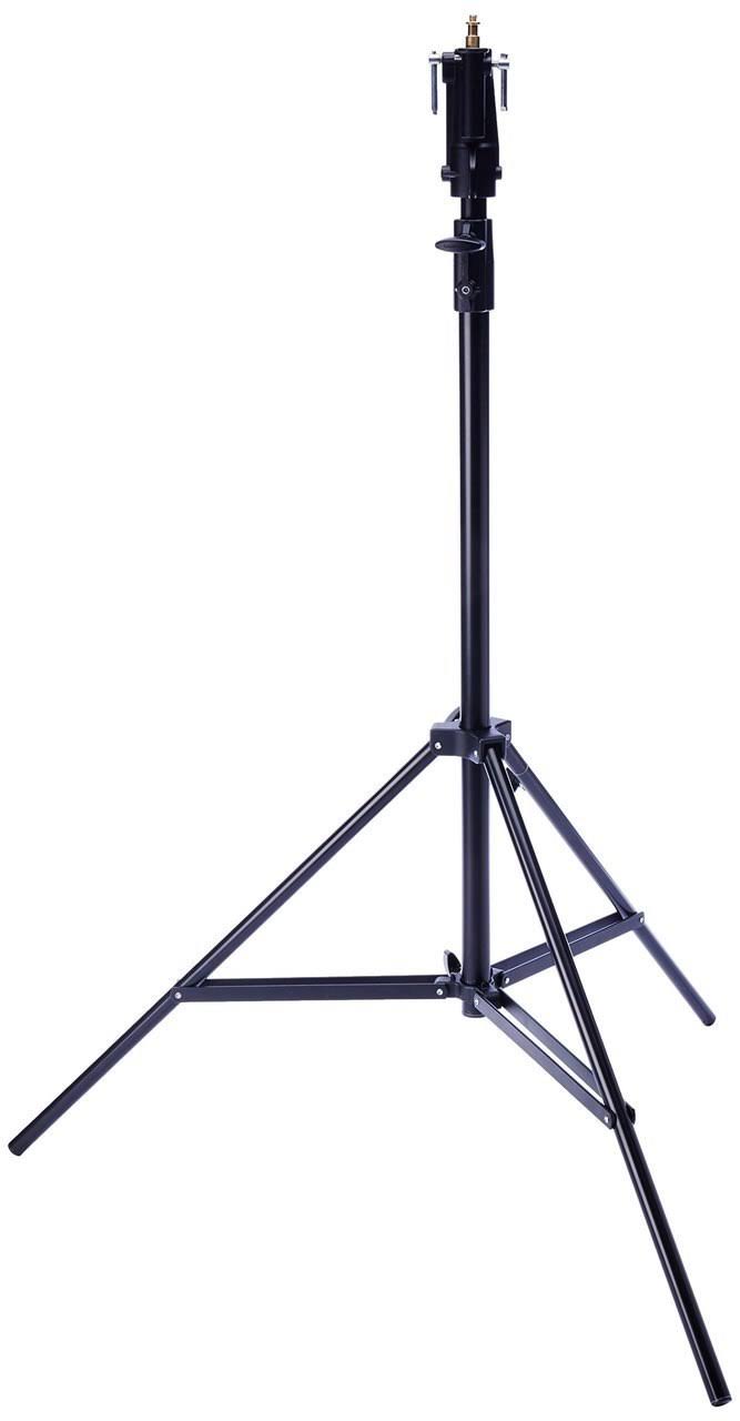 Manfrotto 008BU 2 Section Aluminum Cine Stand with Leveling Leg Black