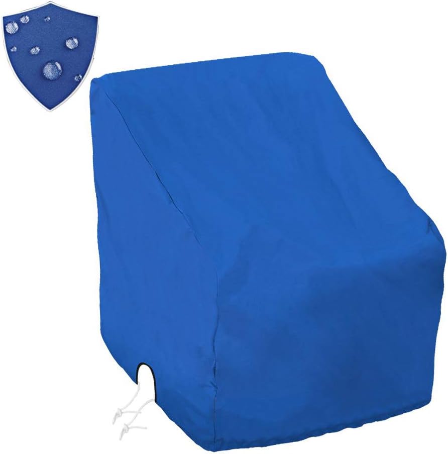 Boat Center Console Cover Waterproof Blue (Small-L24*W36*42