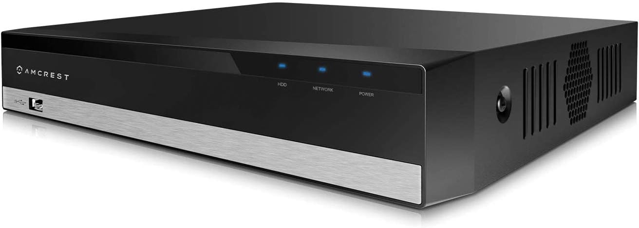 Amcrest 1080-Lite 8CH DVR Video Security Digital Recorder, HD Pentabrid (5-1) Supports 960H/HDCVI/HDTVI/AHD and Amcrest IP Cameras, HDD & Cameras NOT Included, Security Camera System (AMDVTENL8-H5) Pack of 2