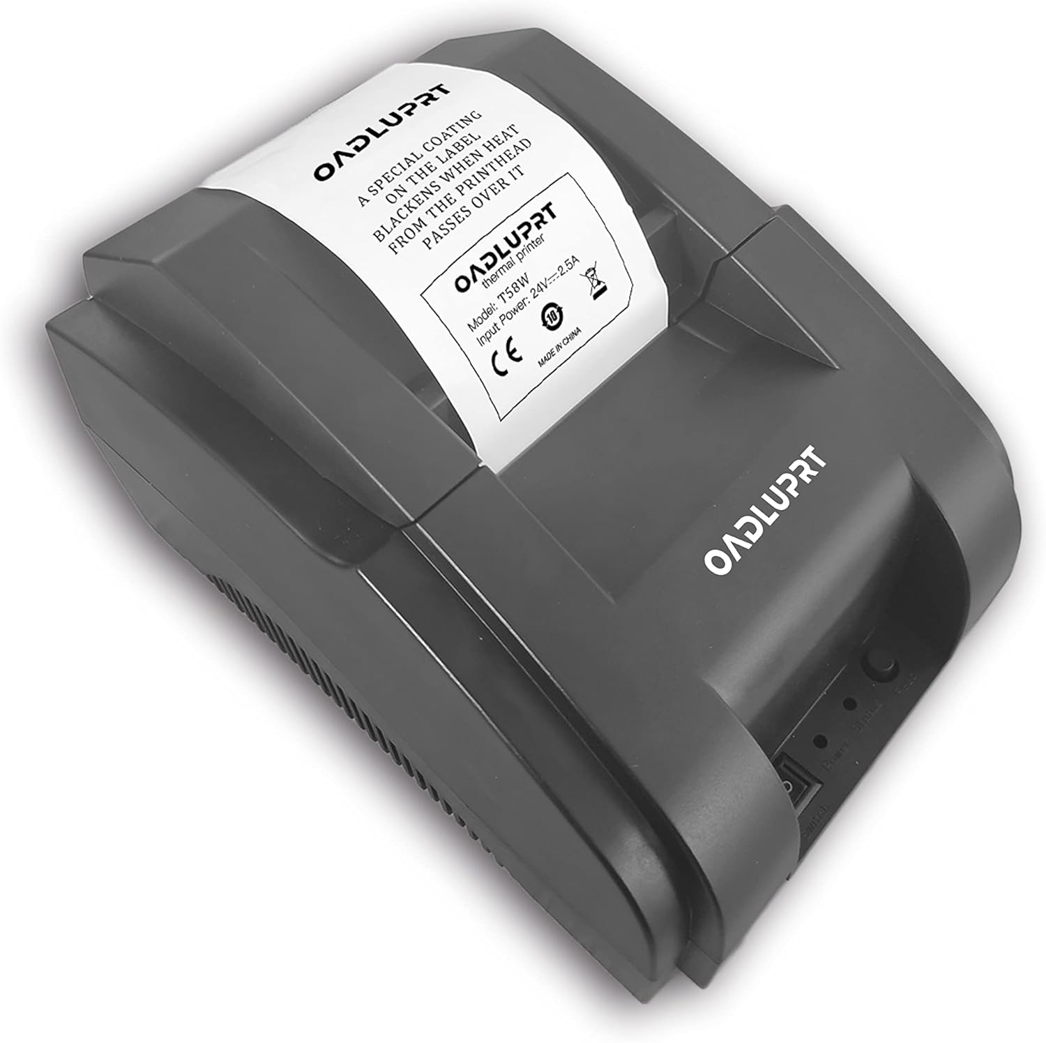 OADLUPRT Desktop Receipt Printer Supports Printing of Thermal Paper for USB Applications : Receipts, Print Width of 2