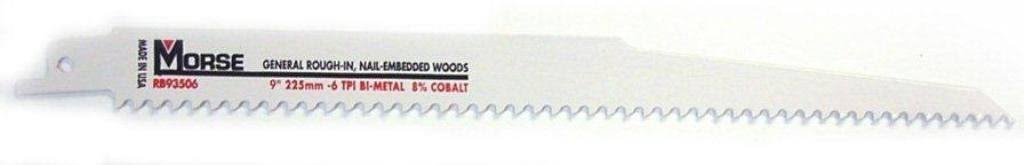 Mk Morse RB93506T50 Bimetal Reciprocating Saw Blade 9-Inch 6tpi 50-Pac