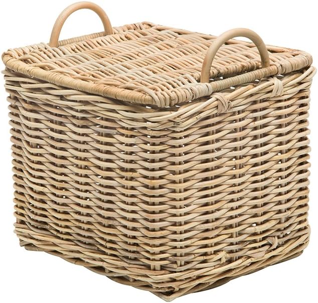 Kouboo 1060105 Rattan Core Rectangular Storage Basket Pack of 2