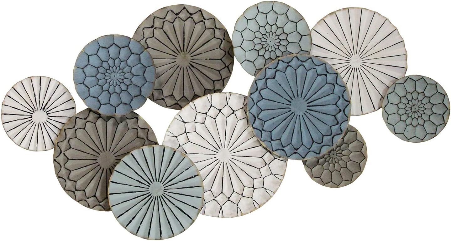 Stratton Home Decor S23706 Centerpiece, 46.50W X 2.56D X 24.80H, Multi Pack of 2