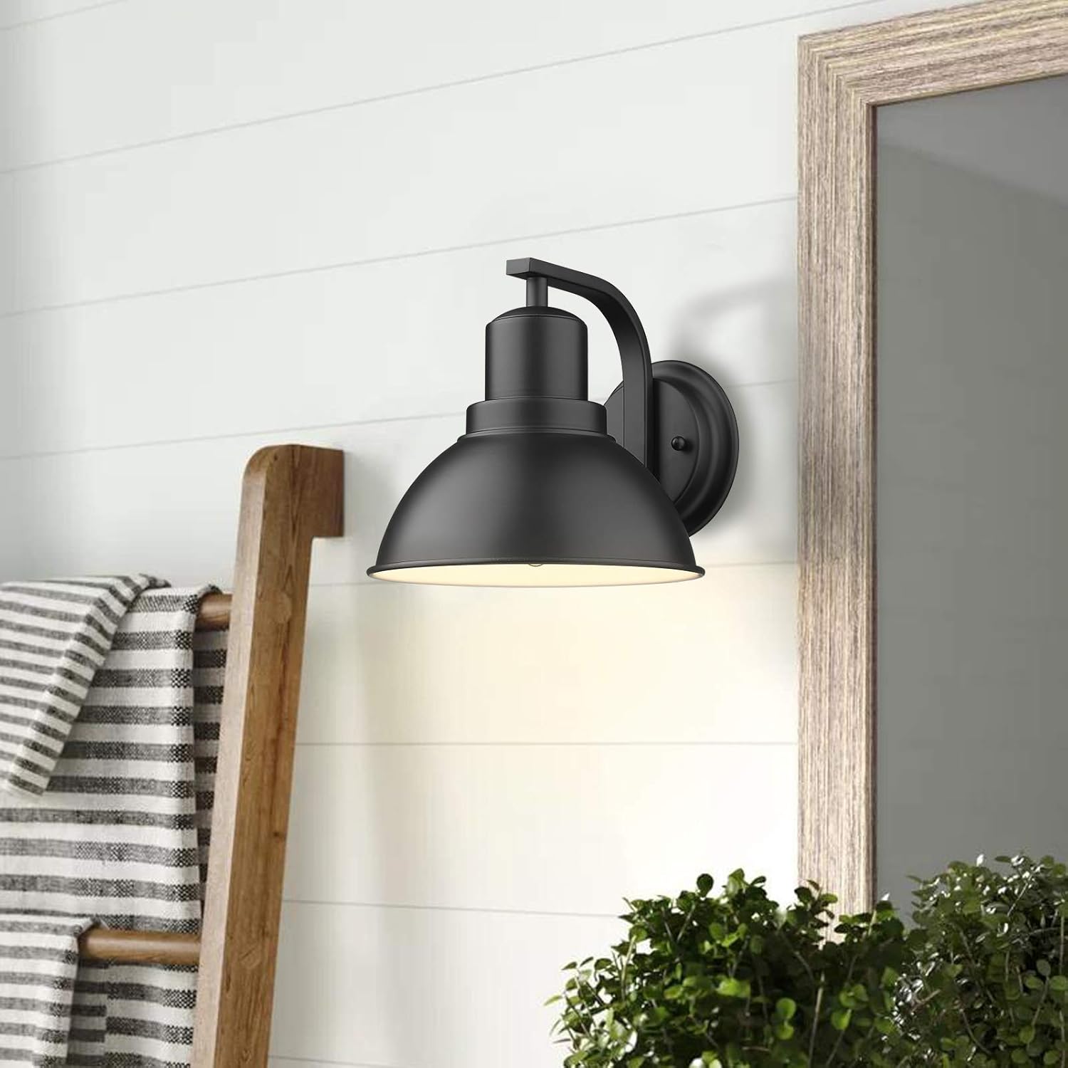 Zeyu Indoor Wall Mount Lamp Light Fixture, Industrial Wall Sconce Lighting, Black Finish, ZY24-1W BK