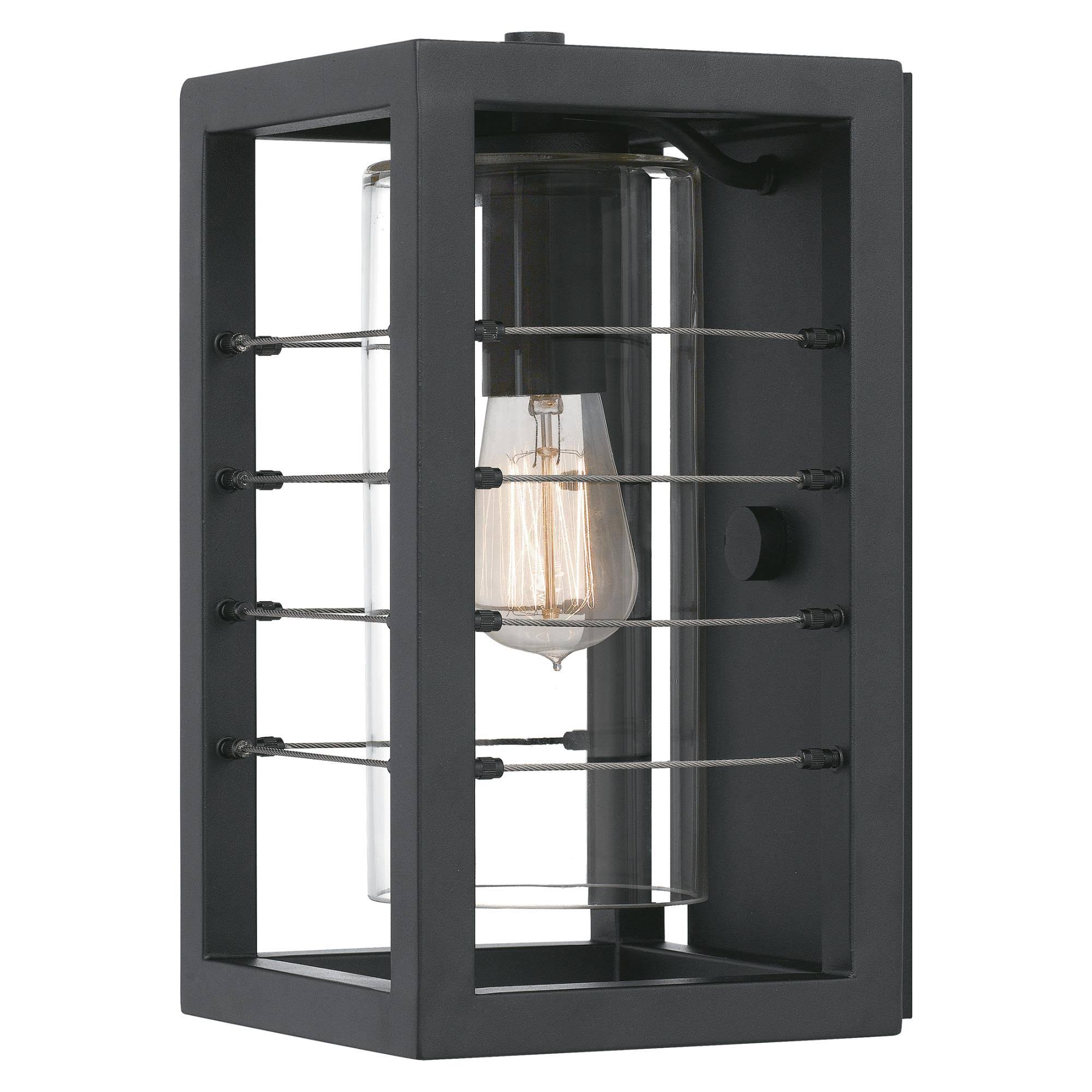 Quoizel Bimini 1-Light Outdoor Wall Lantern - Earth Black - BIM8407EK