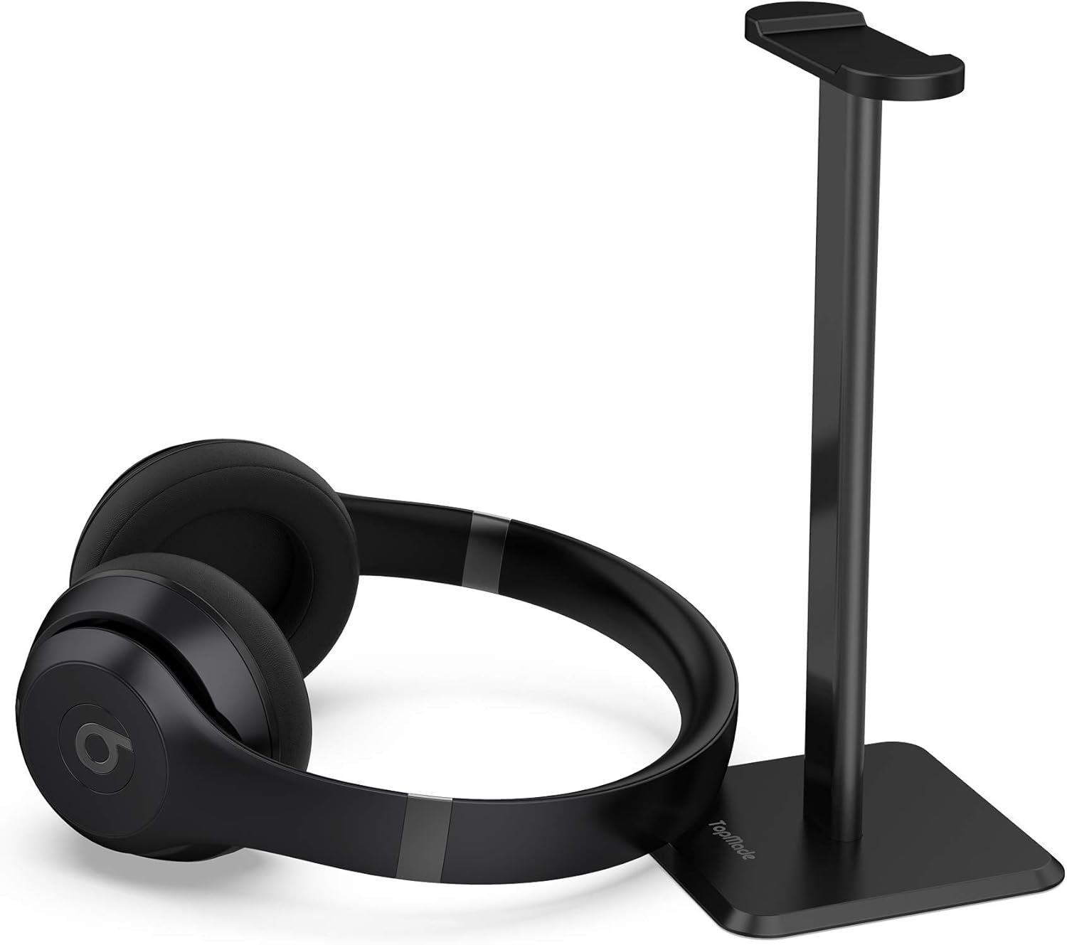 TopMade Headphone Stand Headset Holder Earphone Hanger Gaming Headphone Holder with Aluminum Supporting Bar Anti-Slip Headrest Earphone Stand for All Headphone Earphone Desk Home Office Headset Stand Pack of 2
