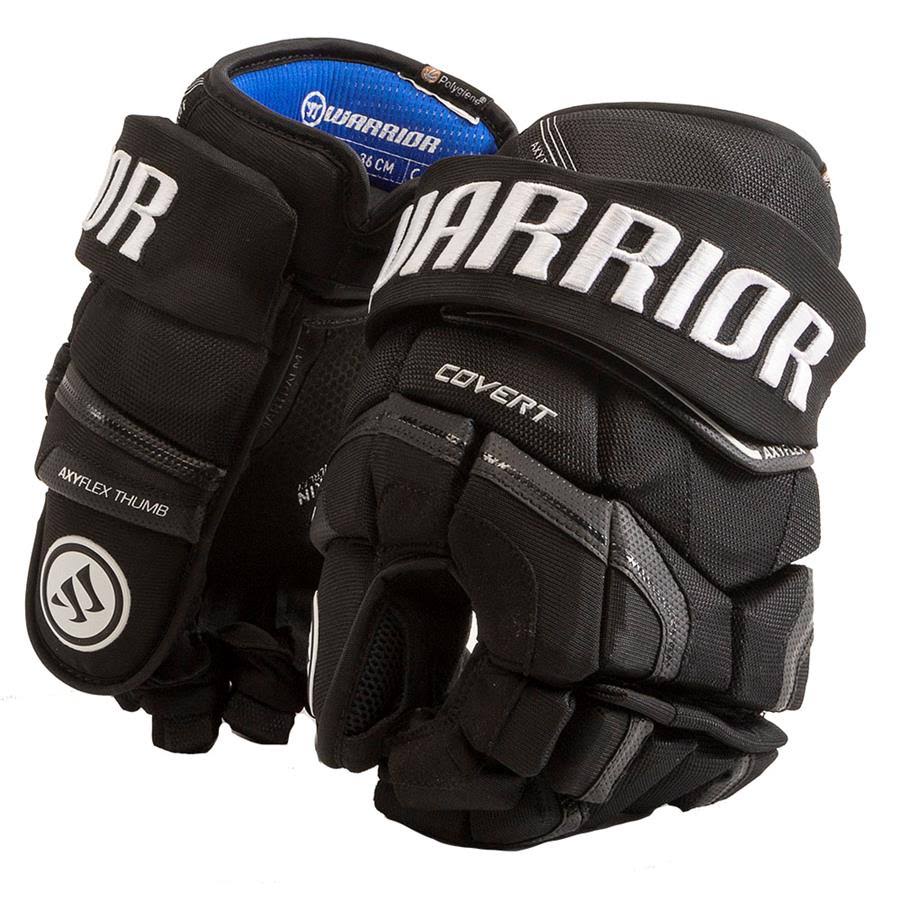 Warrior Covert QR Edge Hockey Gloves - Junior - Black - 11.0x22