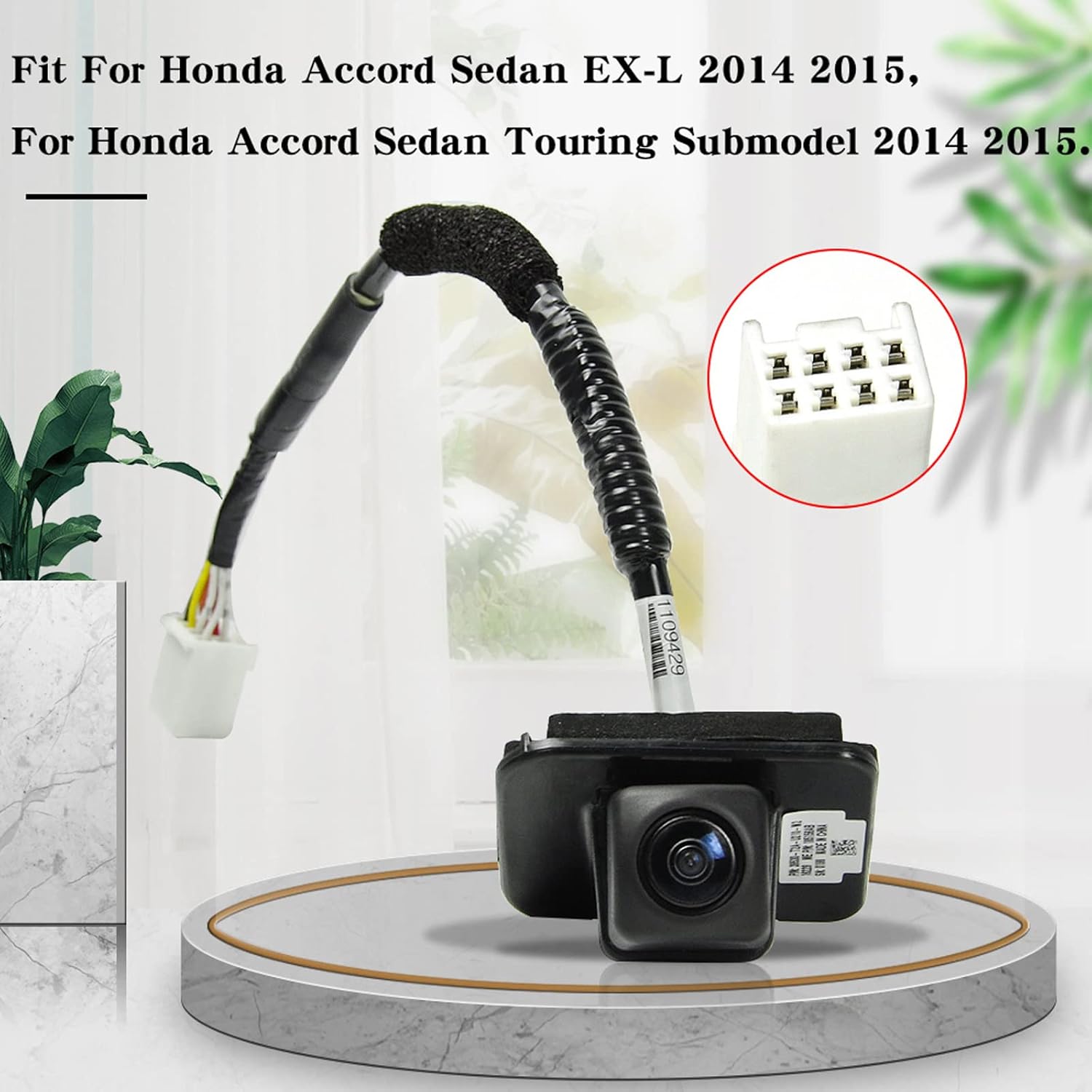 Backup Camera, CNPAPC Multiangle Rear View Mirror Camera Fit for 2014-2015 Honda Accord Sedan EX-L, for 2016 2017 Honda Accord Sedan Back up Camera OE 39530-T2A-A21 39530-T2A-A31 39530-T2A-U110-M2