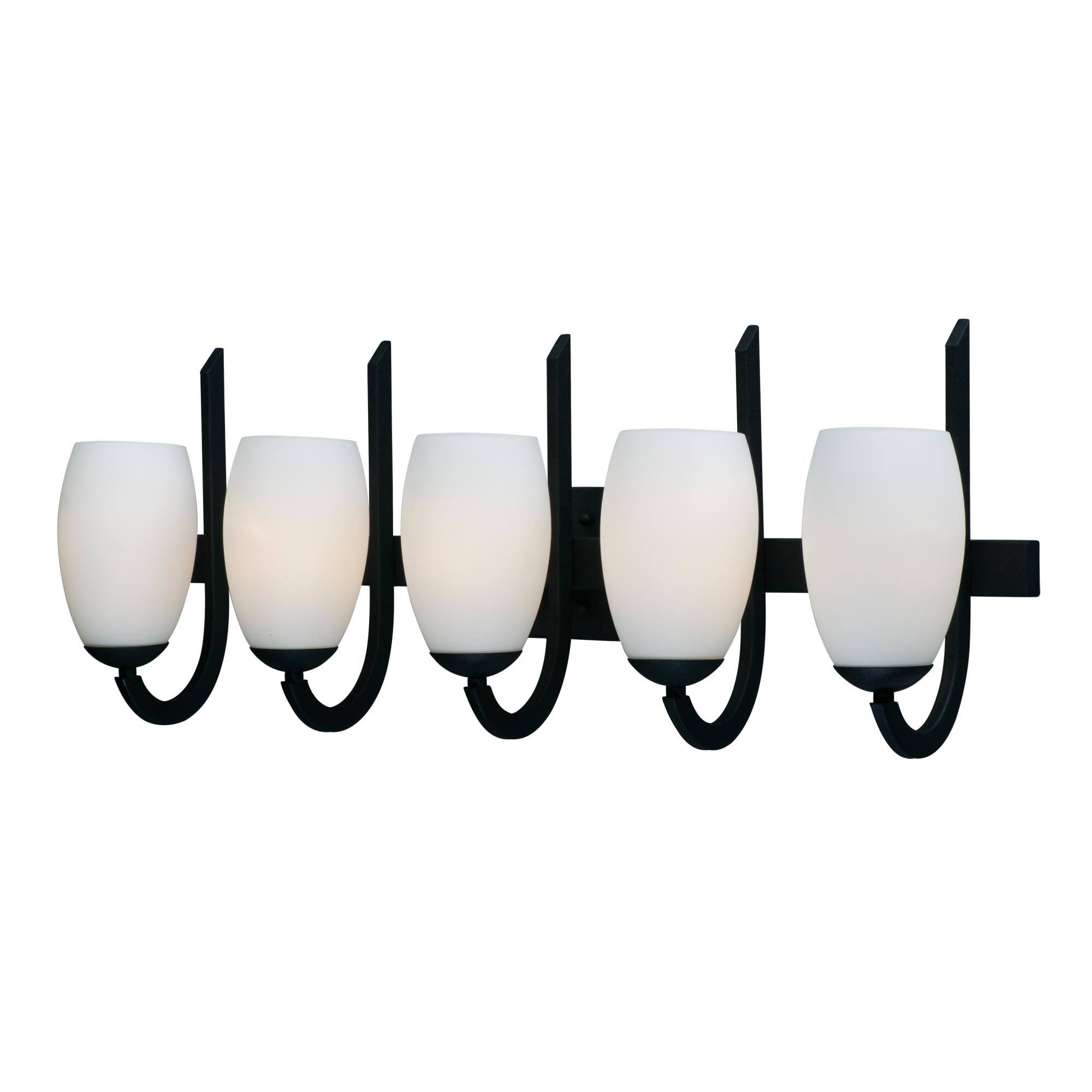 Maxim Lighting 21645SWTXB Taylor 5-Light Bath Vanity in Textured Black