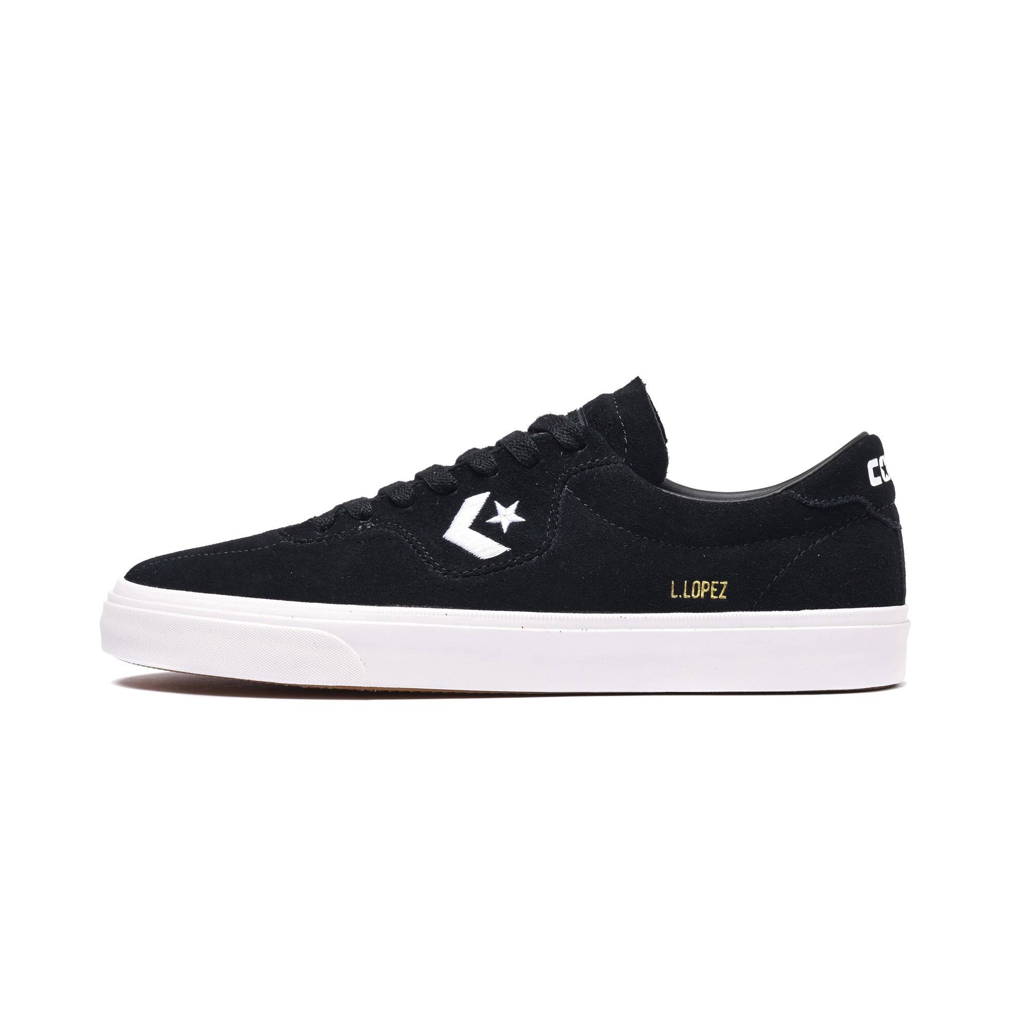 Converse Louie Lopez Pro Ox (Black / Black / White) 10.5::Black/Black/