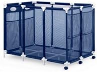 Modern Blue Pool Storage Bin - XX-Large | Perfect Contemporary Nylon Mesh Basket Organizer For Your Goggles, Beach Balls, Floats, Swim Toys & Accessories | Air Dry Items Quickly & Easily Roll The Mesh Storage Bins To Your Home Garage or Shed Pack of