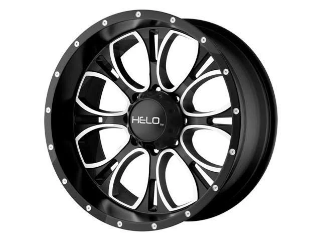 Helo HE879 17x9 6x139.7 +18mm Black/Machined Wheel Rim