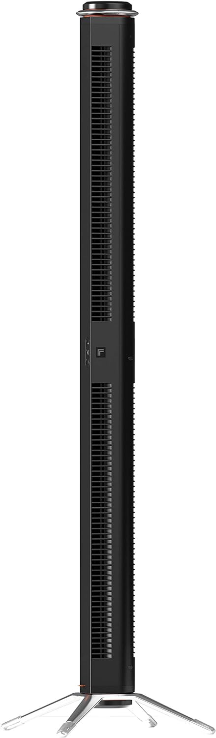 Sharper Image AXIS 47 Airbar Tower Fan with Remote Control, Full-Range Tilt, 3 Speeds, Inch, Black