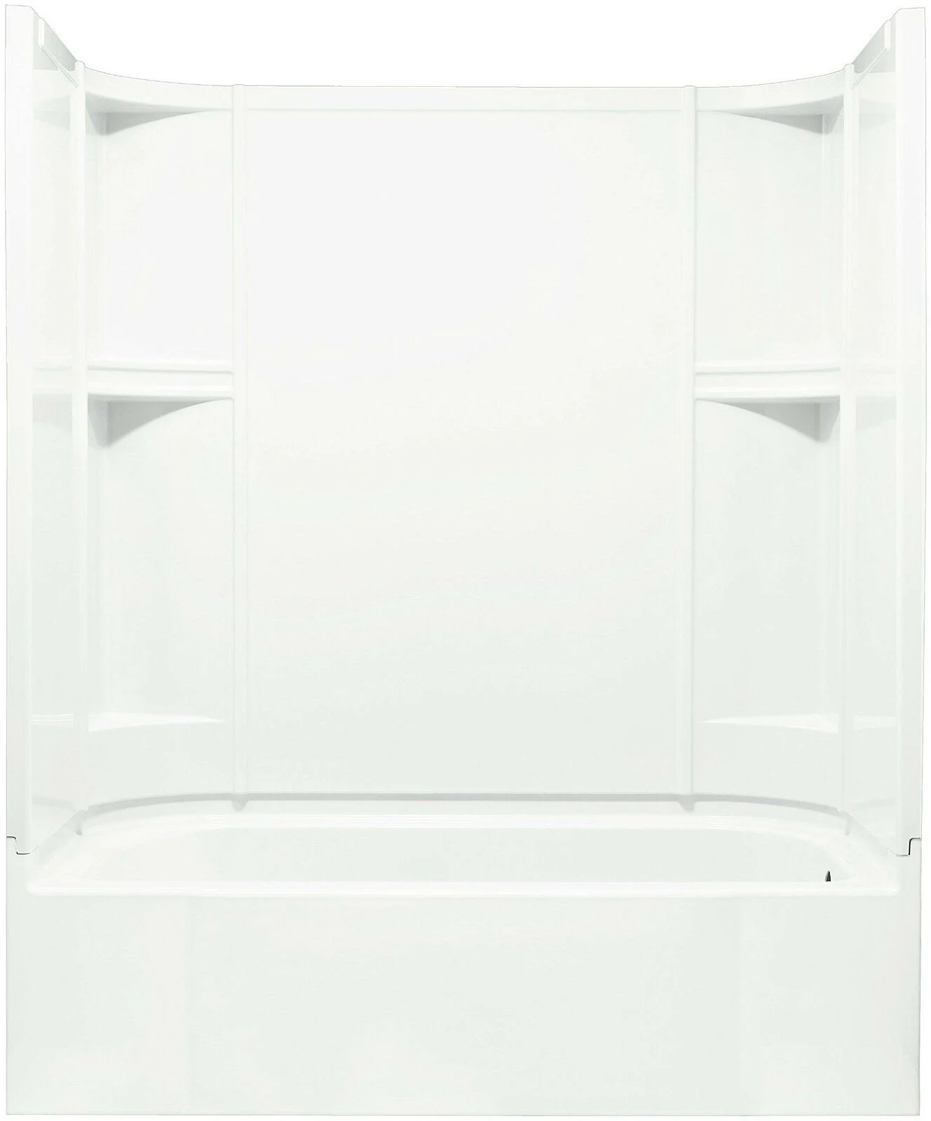Sterling 71240120-0 Accord Bath and Shower Kit, 60-Inch x 30-inch x 72-Inch, Right-Hand, White